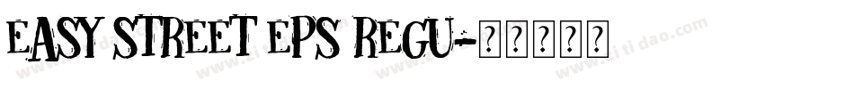 Easy Street EPS Regu字体转换